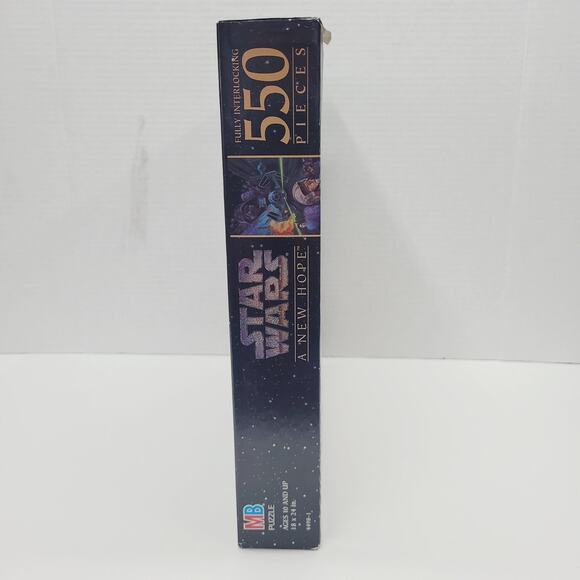 Star Wars 1995 550 Piece MB Puzzle episode IV A New Hope Brand New UNOPENED - Picture 8 of 8
